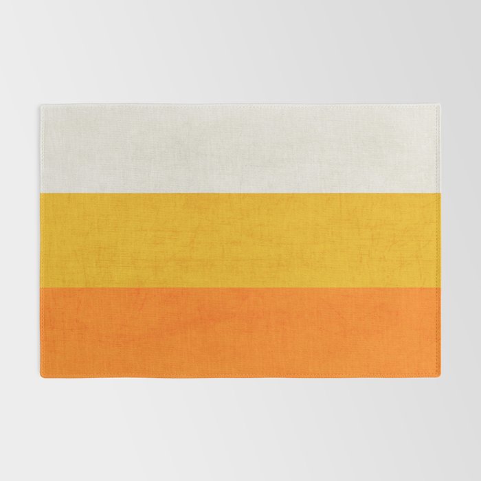 three stripes - candy corn Rug Gallery Image 2