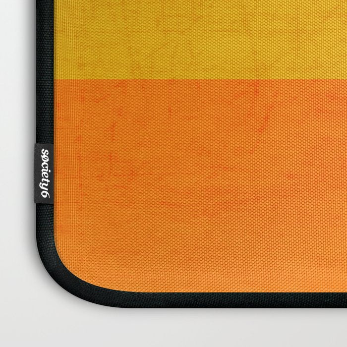 three stripes - candy corn Laptop Sleeve Gallery Image 3