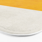 three stripes - candy corn Bath Mat Gallery Image 3