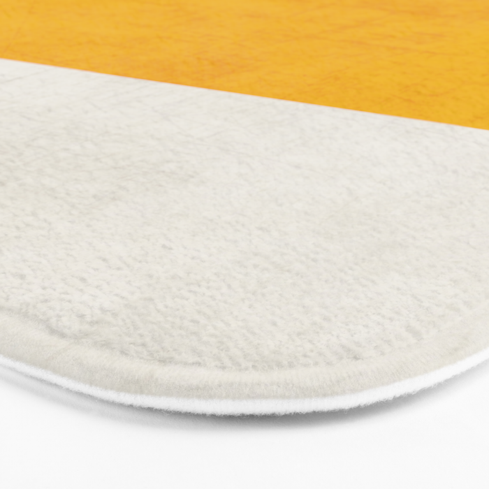 three stripes - candy corn Bath Mat Gallery Image 3