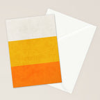 three stripes - candy corn Stationery Card Gallery Image 2
