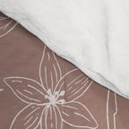 Mauve Magnolia Pattern Comforter Gallery Image 4