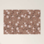 Romanic Floral in Mocha Mousse Welcome Mat Gallery Image 1