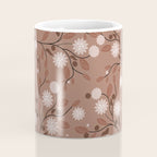Romanic Floral in Mocha Mousse Coffee Mug Gallery Image 4