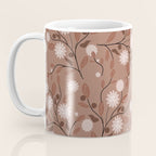 Romanic Floral in Mocha Mousse Coffee Mug Gallery Image 3