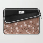 Romanic Floral in Mocha Mousse Laptop Sleeve Gallery Image 2