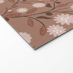 Romanic Floral in Mocha Mousse Welcome Mat Gallery Image 2