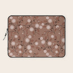 Romanic Floral in Mocha Mousse Laptop Sleeve Gallery Image 1