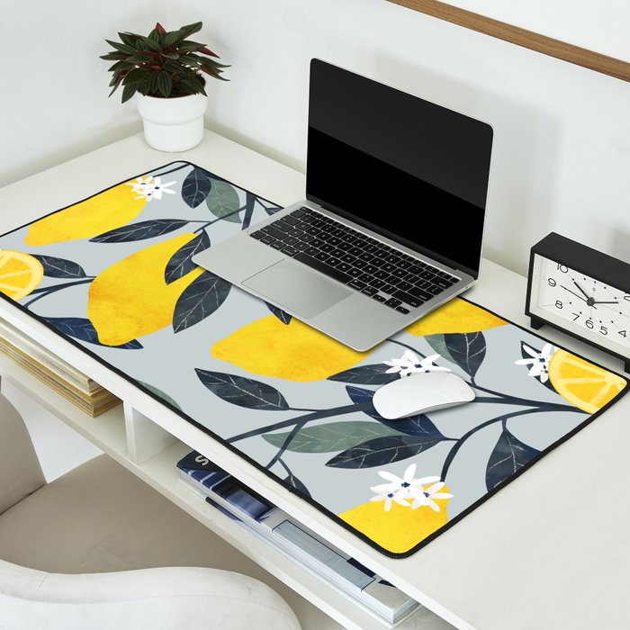 Fruit market retro Mallorca inspiration Desk Mat Gallery Image 2