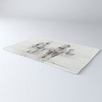 Camargue White Horses Running in Water - Nature Photography Rug Gallery Image 3
