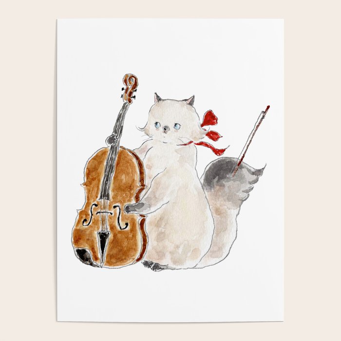 Violin Cat Poster Gallery Image 4