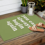 Begin Again Green Outdoor Rug Gallery Image 2