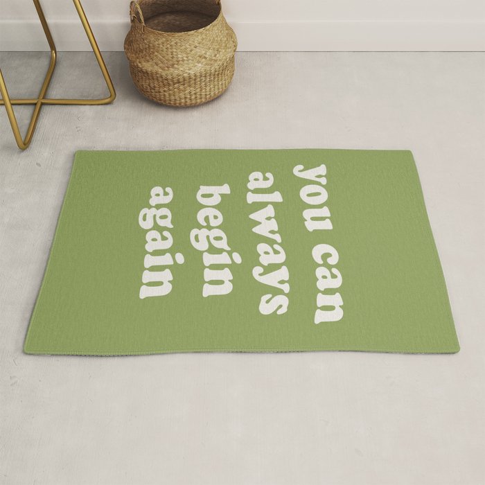 Begin Again Green Rug Gallery Image 1