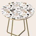 Watercolour Flowers Print, Neutral Tones, Digital Art Side Table Gallery Image 2