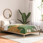 Tropical Garden Leaves 01 Comforter Gallery Image 2