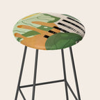 Tropical Garden Leaves 01 Stool Gallery Image 2