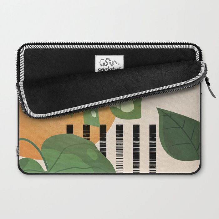 Tropical Garden Leaves 01 Laptop Sleeve Gallery Image 2