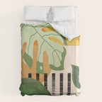 Tropical Garden Leaves 01 Duvet Cover Gallery Image 6