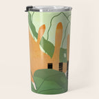Tropical Garden Leaves 01 Travel Mug Gallery Image 3