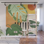 Tropical Garden Leaves 01 Wall Mural Gallery Image 1