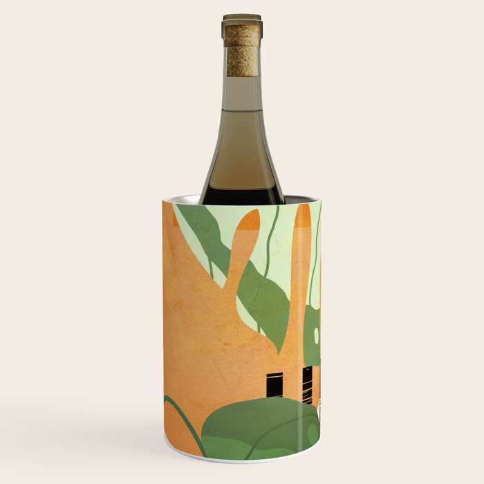 Tropical Garden Leaves 01 Wine Chiller Gallery Image 2