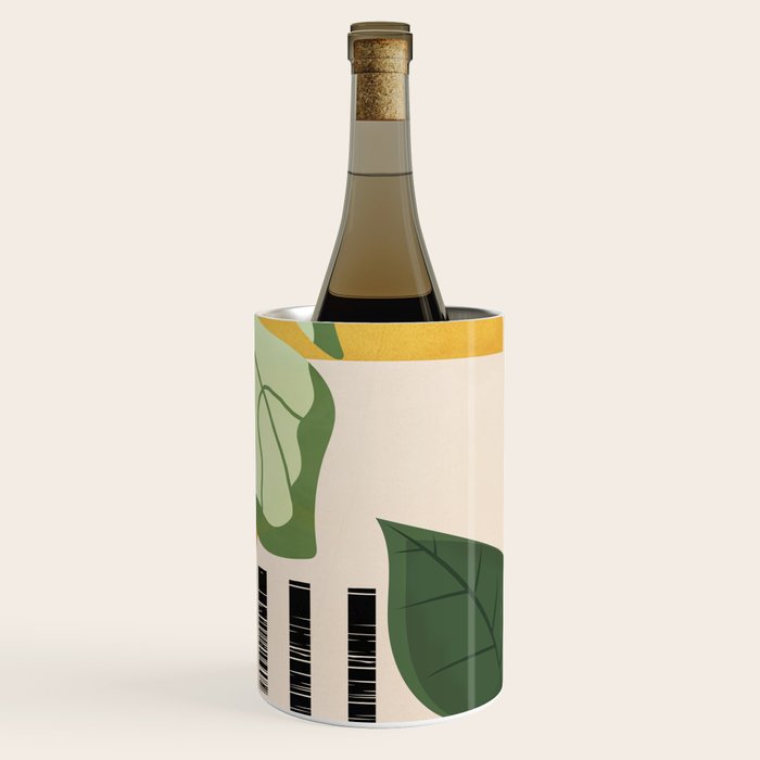 Tropical Garden Leaves 01 Wine Chiller Gallery Image 3