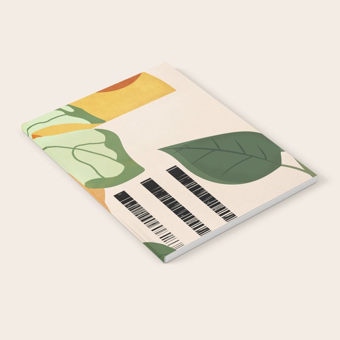 Tropical Garden Leaves 01 Notebook Gallery Image 2