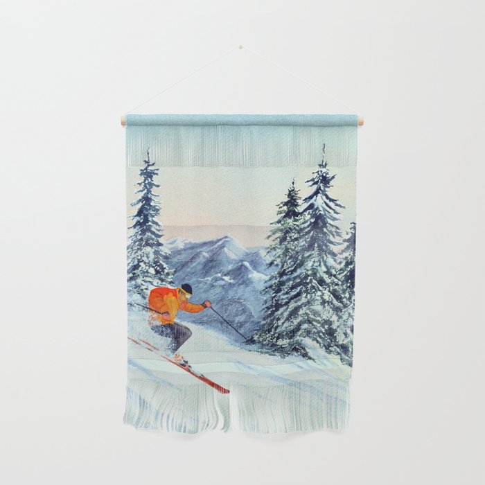 Skiing The Clear Leader Wall Hanging Gallery Image 1