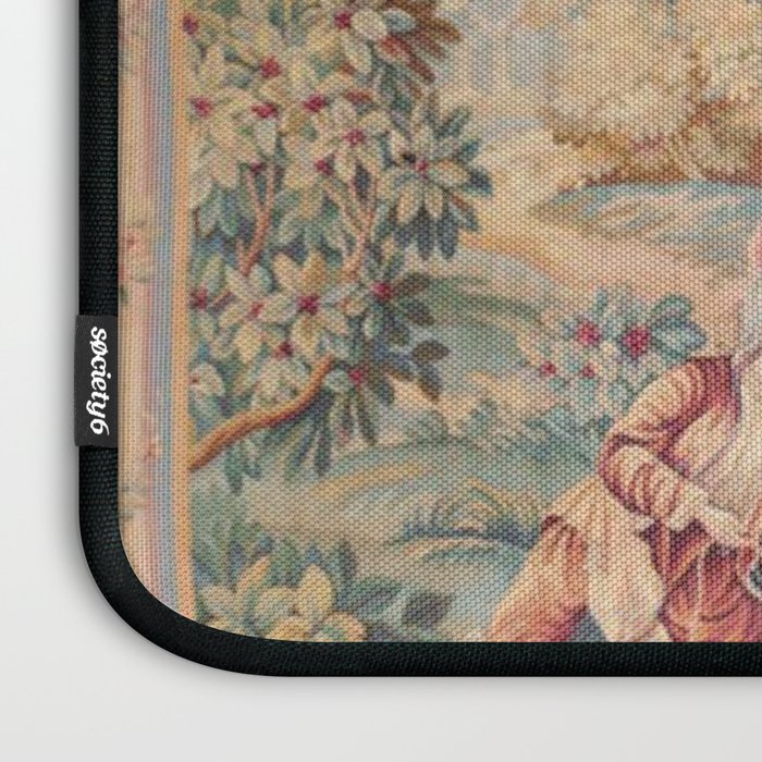 Antique 19th Century French Aubusson Tapestry Laptop Sleeve Gallery Image 3