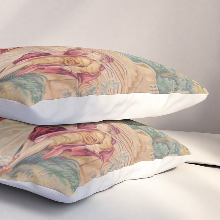 Antique 19th Century French Aubusson Tapestry Pillow Sham Gallery Image 3