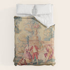 Antique 19th Century French Aubusson Tapestry Duvet Cover Gallery Image 6