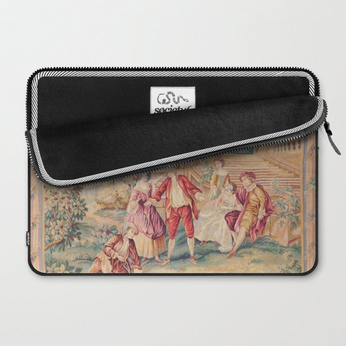 Antique 19th Century French Aubusson Tapestry Laptop Sleeve Gallery Image 2