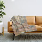 Antique 19th Century French Aubusson Tapestry Throw Blanket Gallery Image 1