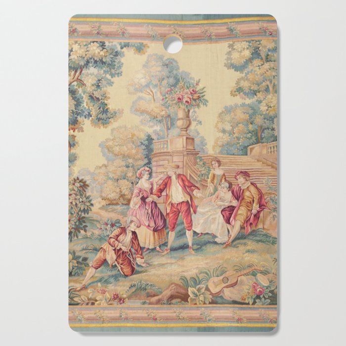 Antique 19th Century French Aubusson Tapestry Cutting Board Gallery Image 1
