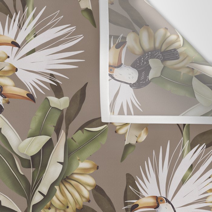 Tropical Toucan Oasis B Wall Tapestry Gallery Image 3