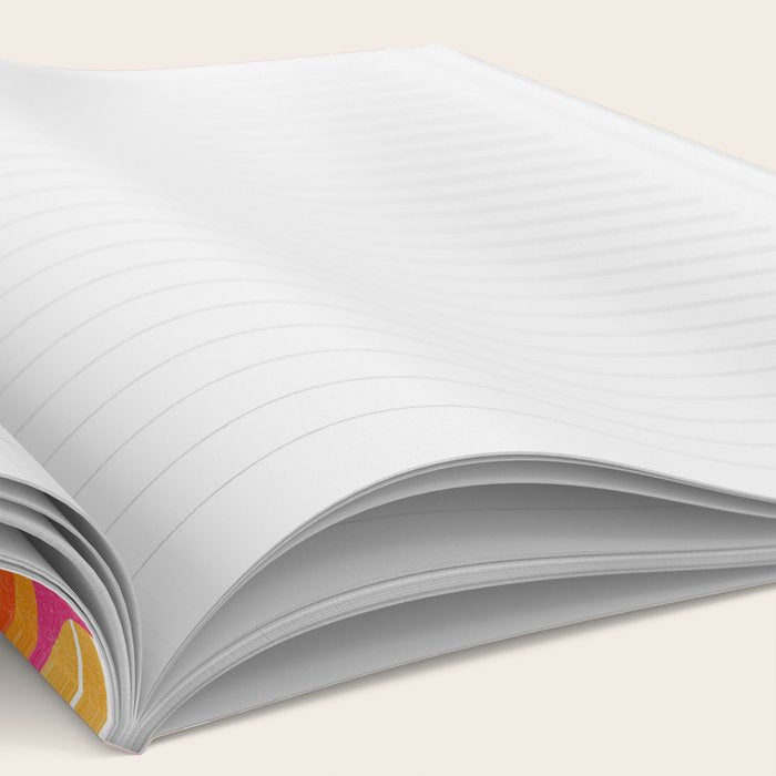 Geometric Tapestry - Summer Sunshine  Notebook Gallery Image 2