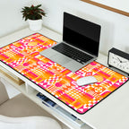 Geometric Tapestry - Summer Sunshine  Desk Mat Gallery Image 2