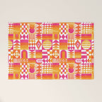 Geometric Tapestry - Summer Sunshine  Welcome Mat Gallery Image 1