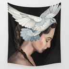 Dove 1 Wall Tapestry Gallery Image 4