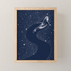 starry orca Mini Art Print Gallery Image 1