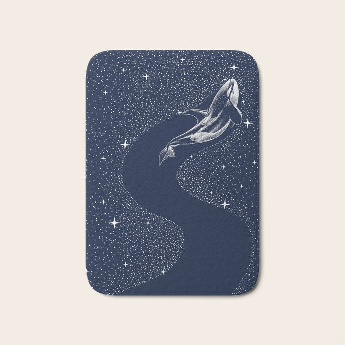 starry orca Bath Mat Gallery Image 1