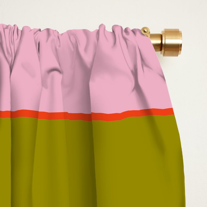 Abstration_GEOMETRIC_RIBBON_STRIPE_LINE_GIFT_LOVE_POP_0930 Window Curtain Gallery Image 2