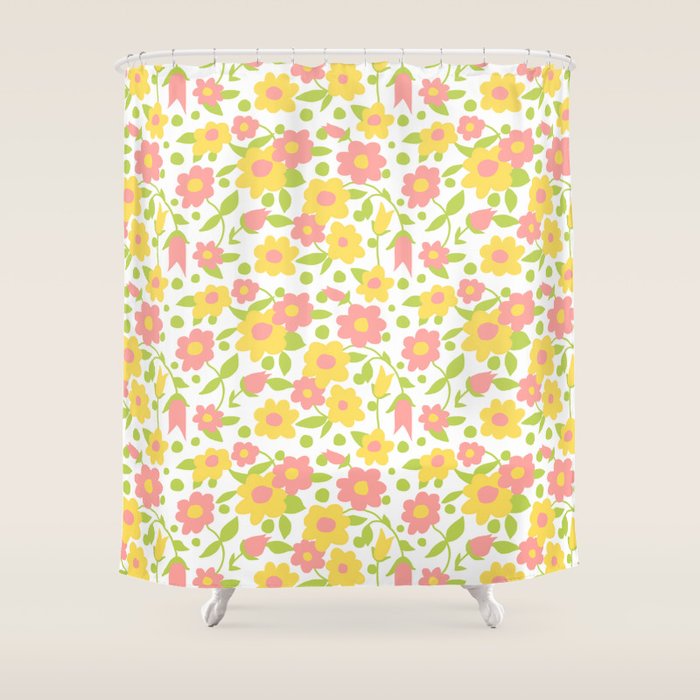 vintage 16 Shower Curtain Gallery Image 1