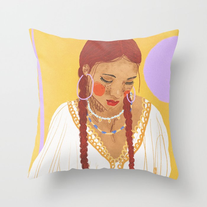 Be Free Throw Pillow Gallery Image 1