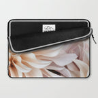 Cafe Au Lait #3 - Modern Floral Photograph Laptop Sleeve Gallery Image 2