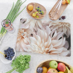 Cafe Au Lait #3 - Modern Floral Photograph Cutting Board Gallery Image 2