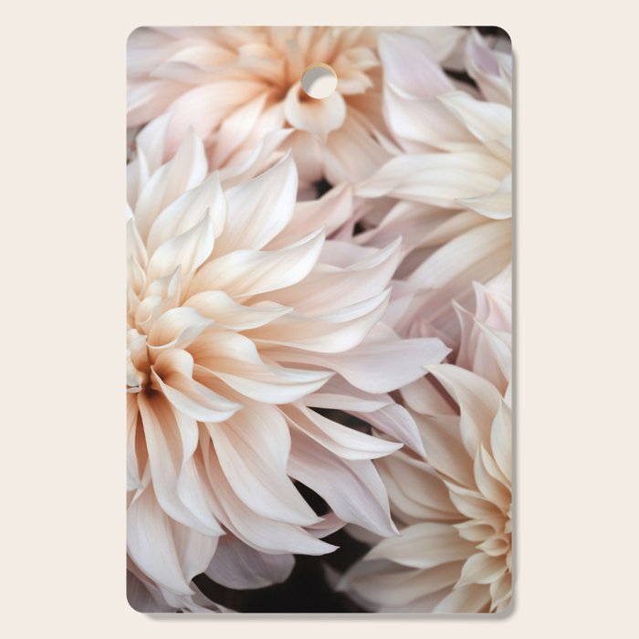 Cafe Au Lait #3 - Modern Floral Photograph Cutting Board Gallery Image 1