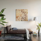 Cafe Au Lait #3 - Modern Floral Photograph Wood Wall Art Gallery Image 2