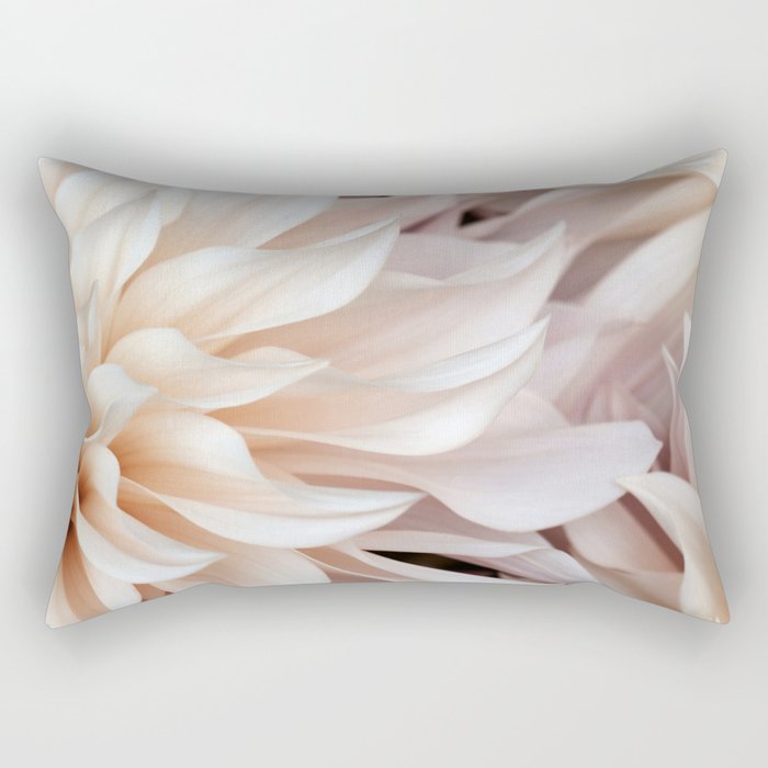 Cafe Au Lait #3 - Modern Floral Photograph Rectangular Pillow Gallery Image 1