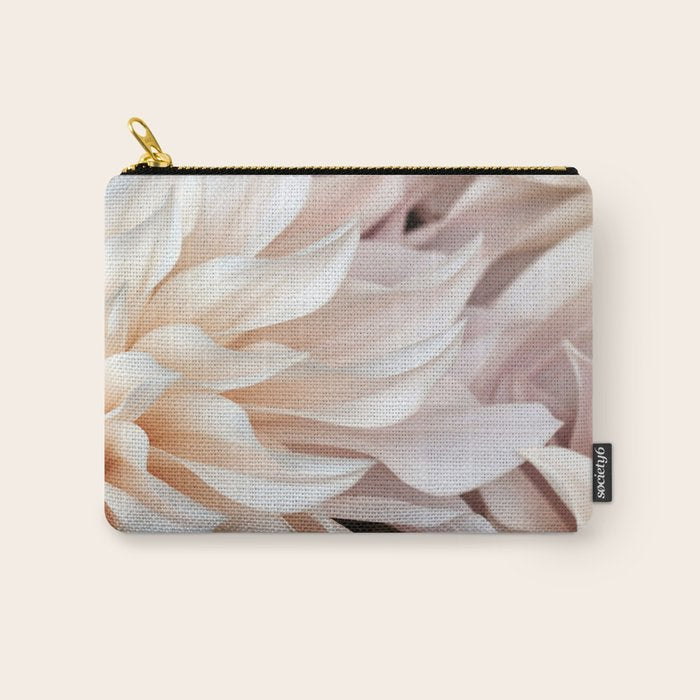 Cafe Au Lait #3 - Modern Floral Photograph Carry All Pouch Gallery Image 1